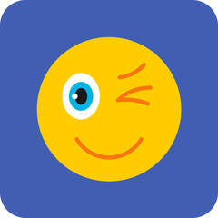 Fototapeta premium Wink Icon