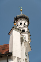 Fototapeta premium Historic city hall in Kempten in Germany