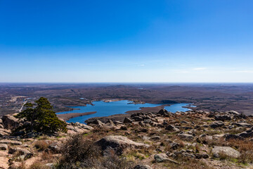 Senic View from Mt Scott near Lawton, OK.