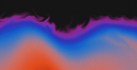 4K Beautiful color gradient background with noise. Abstract pastel holographic blurred grainy gradient banner background texture Colorful digital grain soft noise effect Nostalgia, vintage, retro	