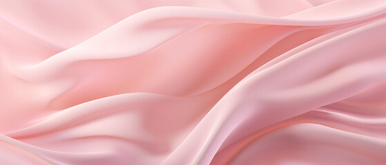 Obraz premium Ultrawide Abstract Light Pink Silk Fabric Background 