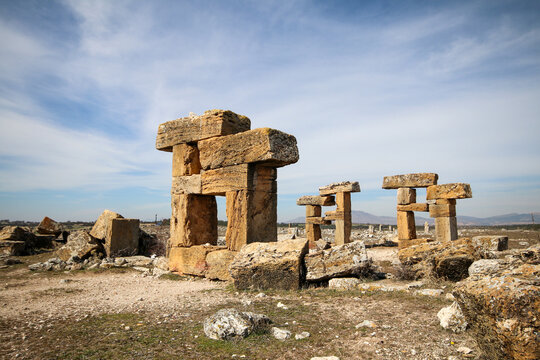 Blaundus or Blaundos, Blaundeon ancient city Sulumenli, Usak,Turkey