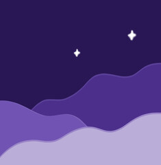 Purple Sky background 