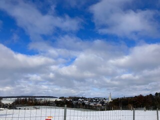 clouds over the sky