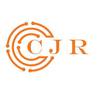 CJR letter design. CJR letter technology logo design on white background. CJR Monogram logo design for entrepreneur and business