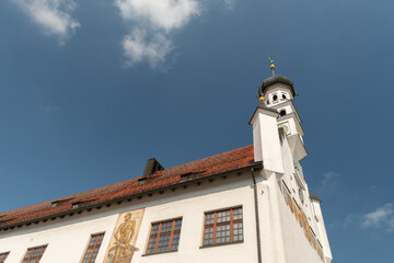 Historic city hall in Kempten in Germany