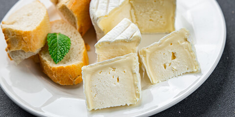 cheese soft white mold creamy taste fresh eating appetizer meal food snack on the table copy space...