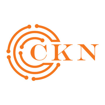 CKN letter design. CKN letter technology logo design on white background. CKN Monogram logo design for entrepreneur and business
