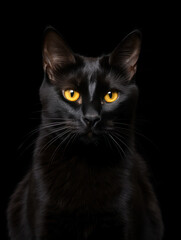 Obraz premium Bombay Cat, Studio Shot Isolated on Clear Background, Generative AI