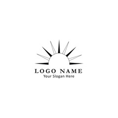 Sun Logo design or monogram logo