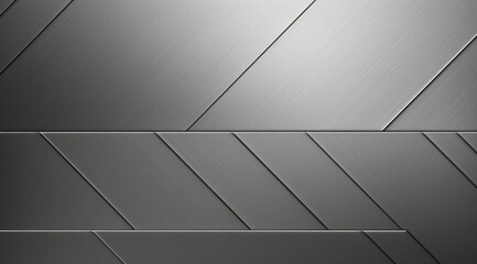 Crossed lines on a matte metal surface creating a geometric pattern.