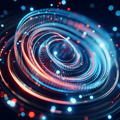 Fototapeta premium abstract background with circles