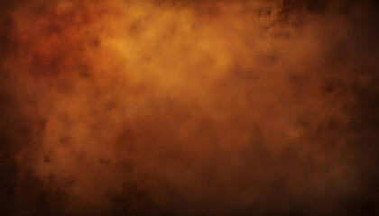 dark amber background with abstract highlight corner and vintage grunge background texture