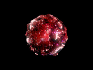 Abstract lava planet ball explosion galactic space planet select path ps