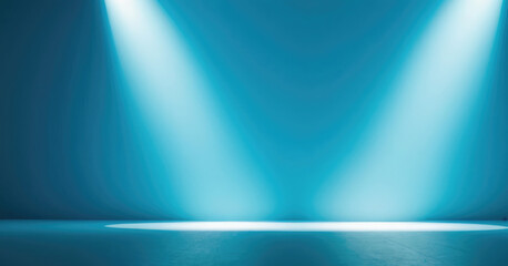 Dynamic Light and Shadow Effects on Original Design Background, Light Blue Aesthetics