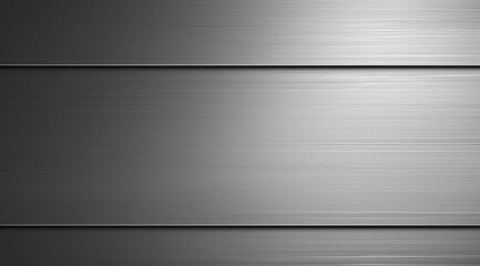 Horizontal line on a matte brushed sheet of metal surface creating a geometric pattern.