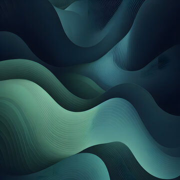 abstract blue wave background © hatem