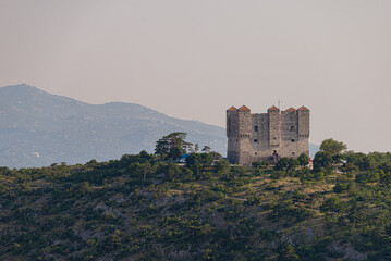 Obraz premium The Nehaj fortress, the medieval building on the hill above Senj, Croatia
