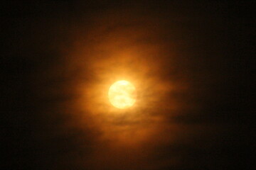 Fototapeta premium Moon 月のある景色 月空