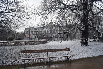 Varsovia bajo la nieve