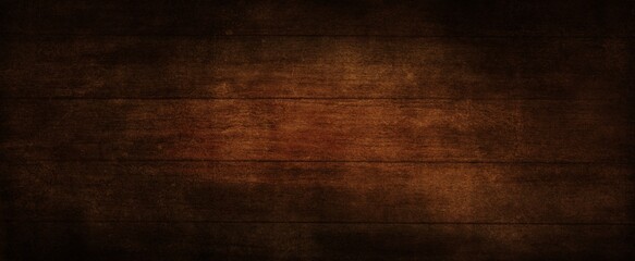 Dark wood background, old black wood texture for background - 684292381