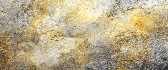 Vintage watercolor paper with gold and silver grain texture. Abstract painting background for cover design, poster, flyer, cards, poster. Old stone texture. Aged backdrop. Bronze paint.