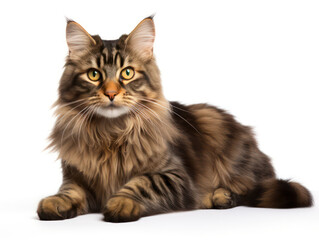 Chaussie Cat Studio Shot Isolated on Clear Background, Generative AI