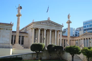 Deurstickers Academia de Atenas © Joseandres