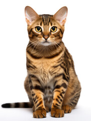 Obraz premium Lukoi Cat Studio Shot Isolated on Clear Background, Generative AI