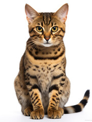 Fototapeta premium Lukoi Cat Studio Shot Isolated on Clear Background, Generative AI