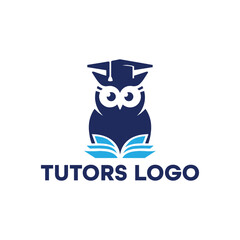 tutors logo design vector format