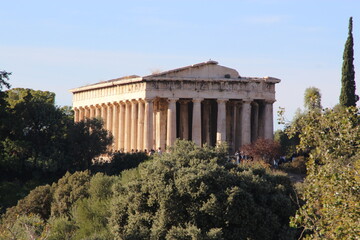 Fototapeta premium agora antigua de atenas