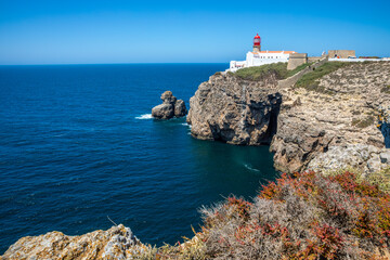 Lighthouse - Cabo de São Vicente near Sagres, Portugal - 684310793