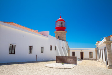 Lighthouse - Cabo de São Vicente near Sagres, Portugal - 684310908