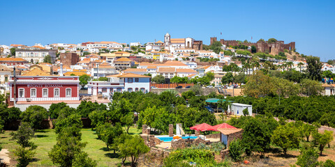 Panorama of Silves city, Portugal - 684311361