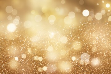 Radiant gold and light glitter background, dark beige and ivory, slightly blurred images, an atmosphere of ease, golden and neutral shades, iconic..