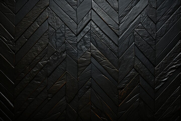 black background with intricate weave. black parquet - obrazy, fototapety, plakaty