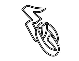 E and O alphabet letter logo