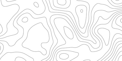 Abstract background of the topographic contours map with geographic line map .white wave paper curved reliefs abstract background .vector illustration of topographic line contour map design .