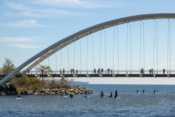 Fototapeta premium bridge over the river