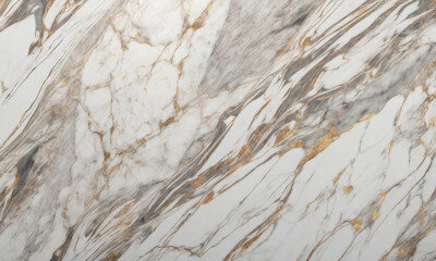 Naklejka premium Luxury white golden marble texture background. Panoramic Marbling Texture Design for Banner, Wallpaper, Headlines, Website, Design Template