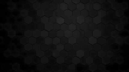 Abstract black texture background hexagon. Vector illustration. - obrazy, fototapety, plakaty