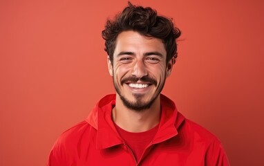 Obraz premium Smiling handsome auto mechanic