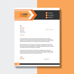 Exclusive Corporate Letterhead with Vector Accents