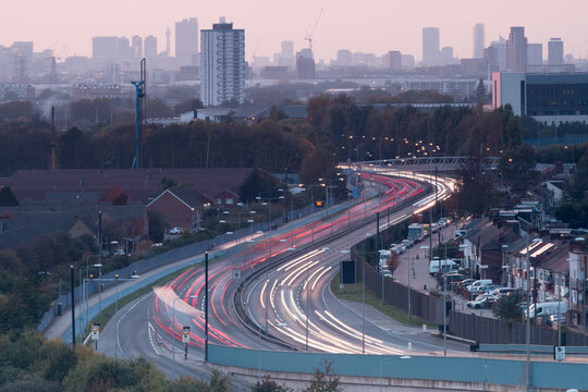 traffic in the city