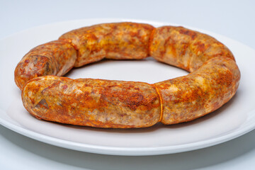Traditional Georgian sausage Kupati, mainly produced in the Mingrelia region