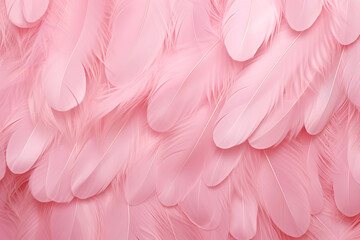 Fototapeta na wymiar Pink feather pattern