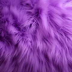 artificial fur, lilac color