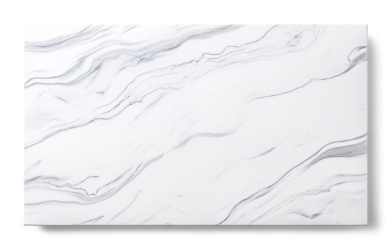 Empty marble podium for product display isolated on transparent background, top view, png. Close-up Marble Panel
