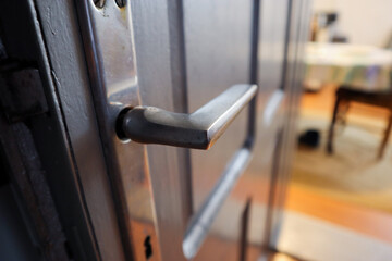 door handle and lock